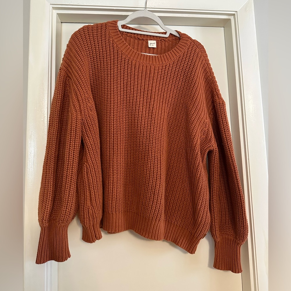 Goumikids knit sweater in Clay